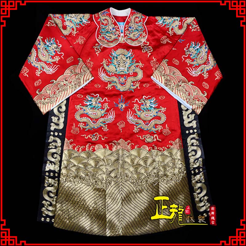 茅箭皇帝蟒袍全金八宝团龙蟒