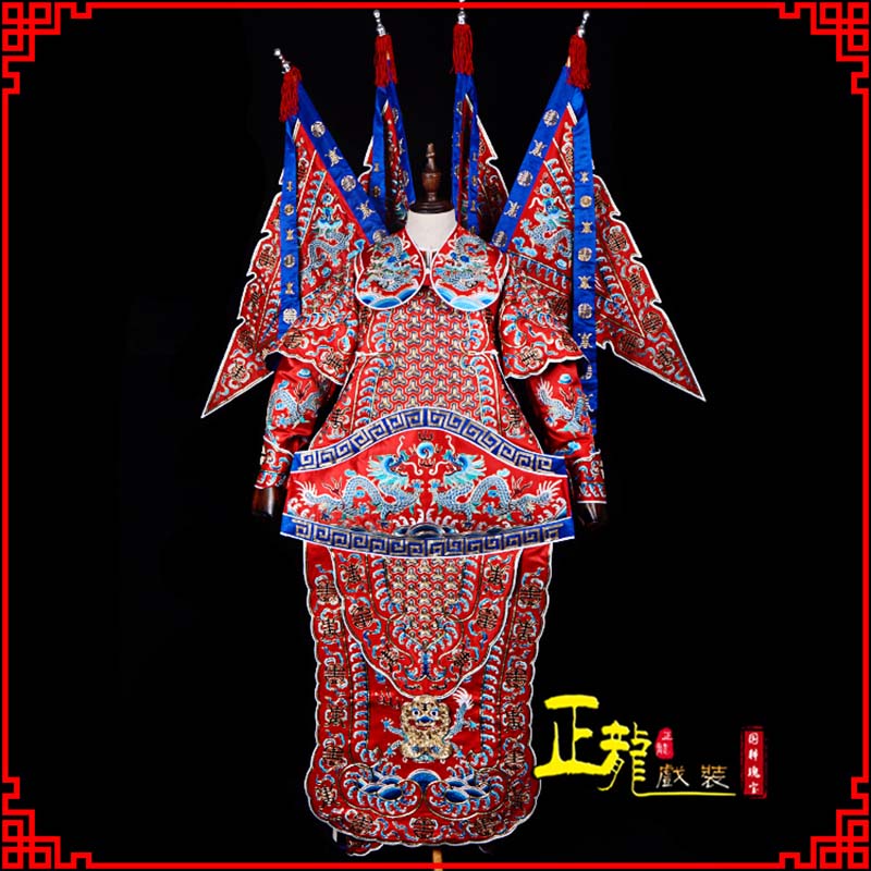 茅箭武生戏服戏曲武将靠